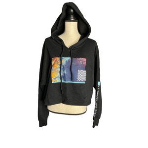 BP Living It Up black Cropped hoodie womens 2X